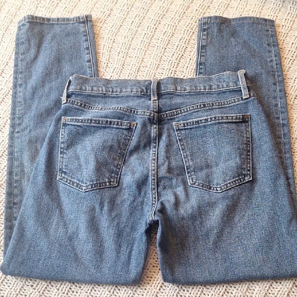 GAP Ladies Classic Indigo Straight Jeans Size 26 - Picture 2 of 12